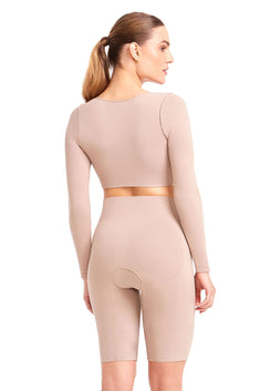 Bermuda Ciclista Pós-Cirúrgica Com Abertura Higiênica Base