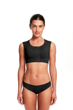 Sutiã Pós-Cirúrgico Regata Preto