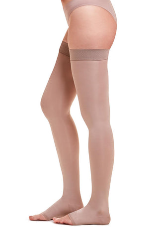 Meia de Compressão 7/8 Unissex Ponteira Aberta 20-30 mmHg