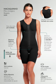 Macaquinho Pós-Cirúrgico Regata